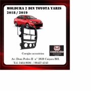 Moldura 2 Din Toyota Yaris 2018 e 2019
